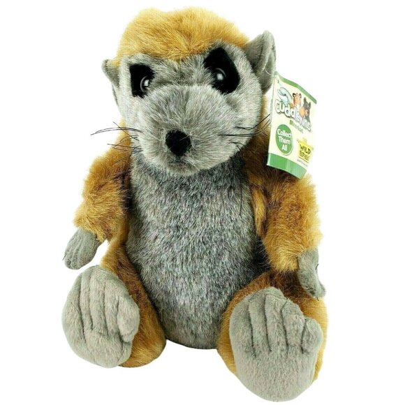 Wild Republic Cuddlekins Meerkat 9 inch Plush Realistic Stuffed Animal Toy - Picture 2 of 11